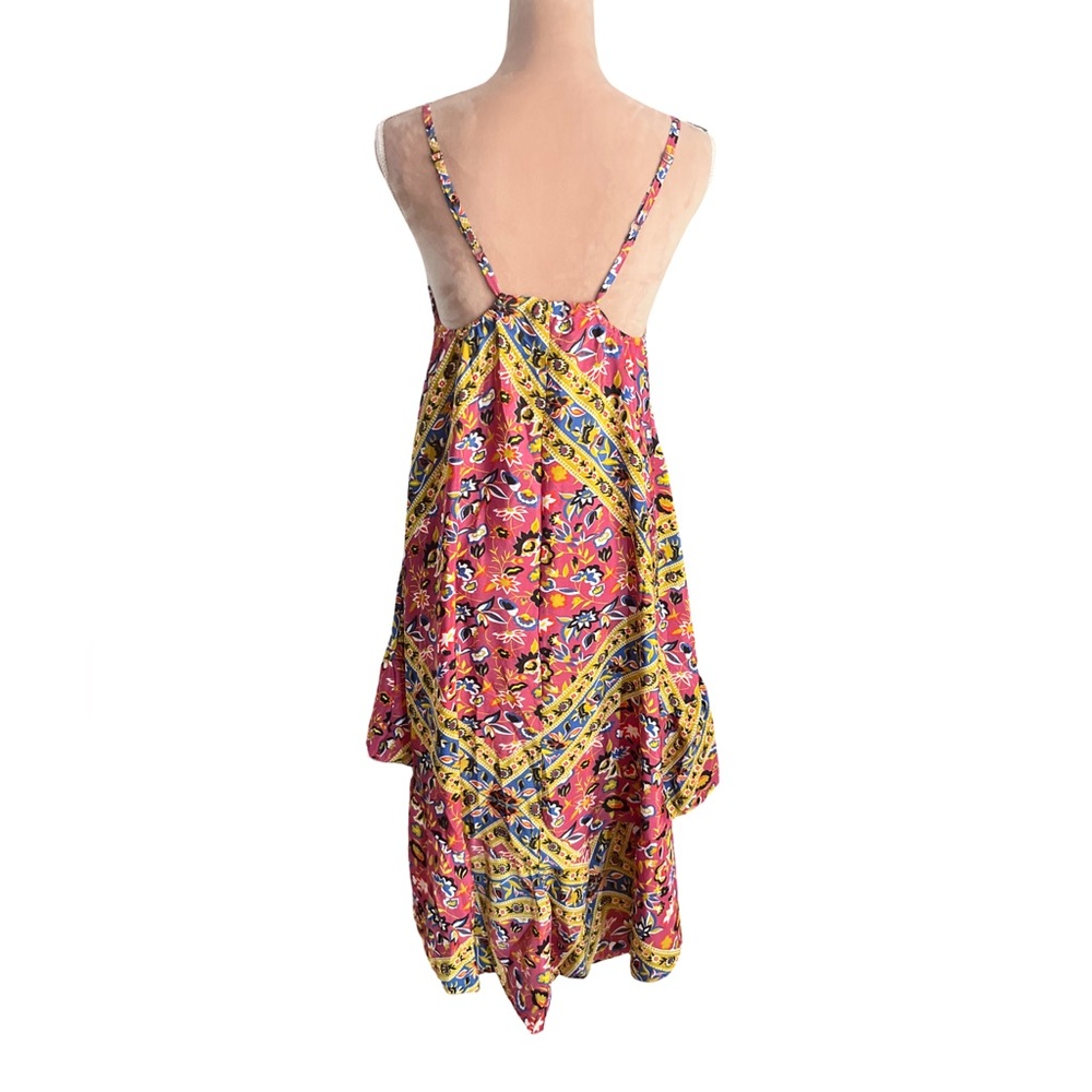 Karma Highway Vibrant Asymmetrical Floral Sundress NWT - Picture 5 of 10